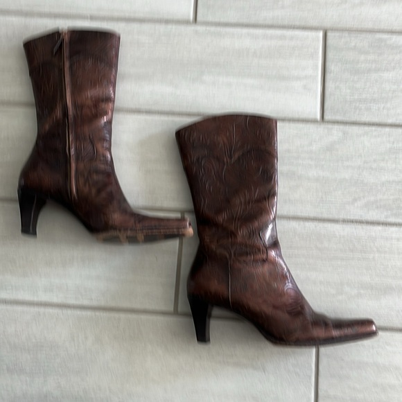 💃🏻👢 Vintage Antonio Melanie Calf Boots.Sz 7. Gently worn made in Brazil👢 - Picture 2 of 9